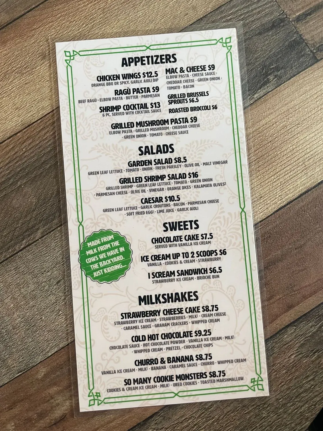 Menu 4