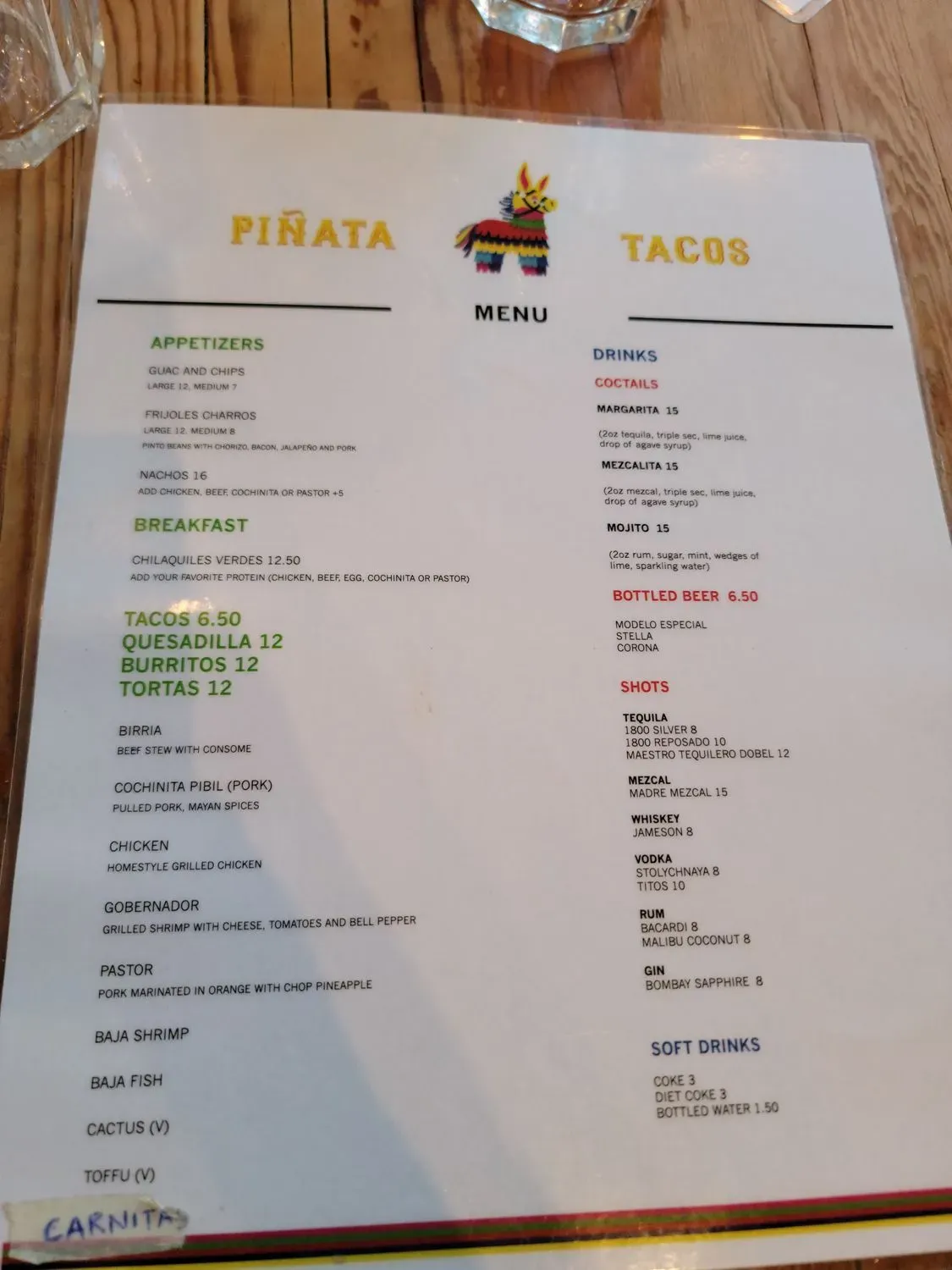 Menu 5