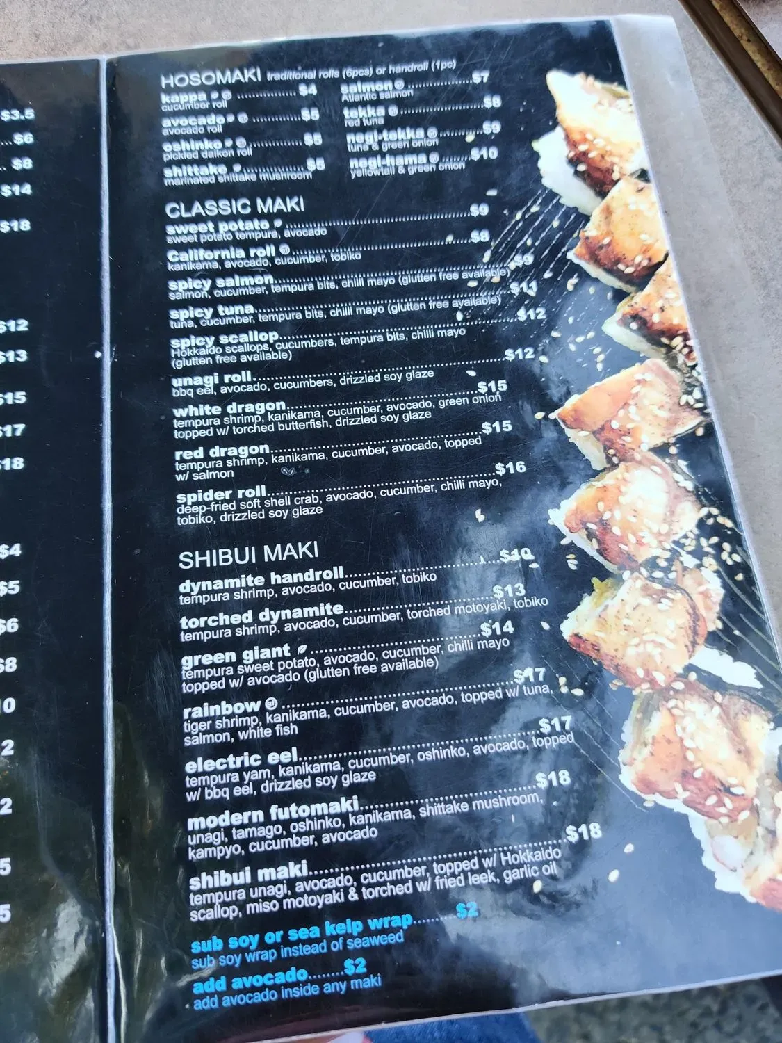 Menu 3