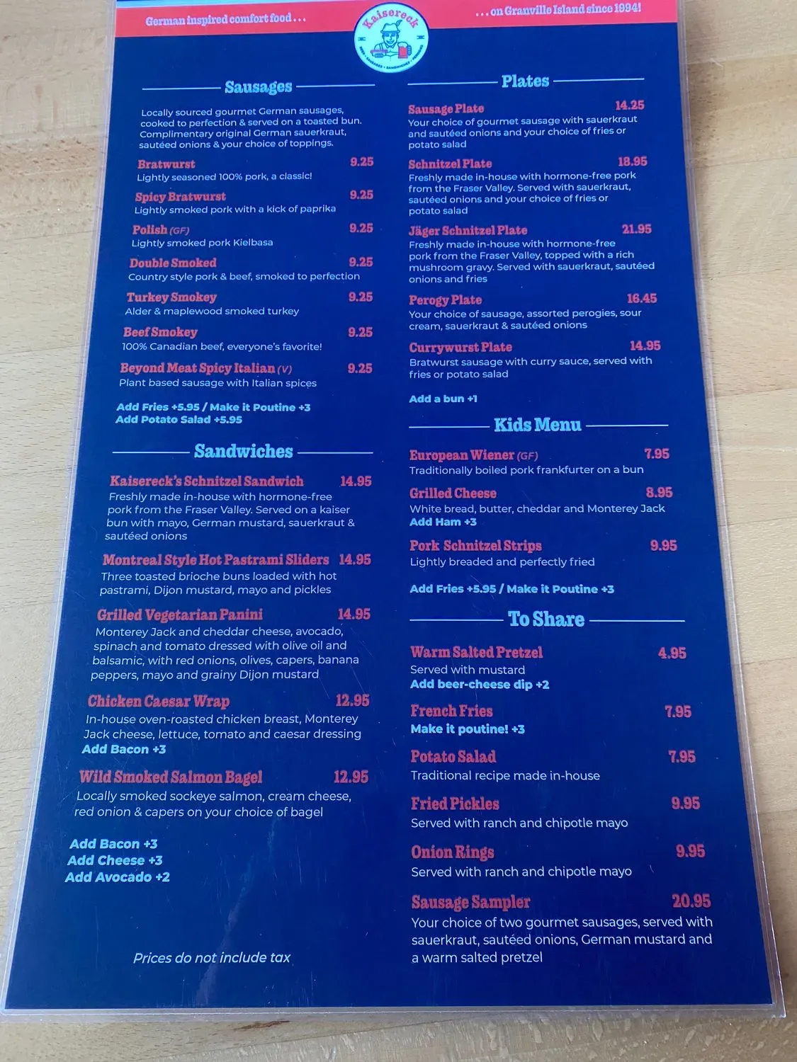 Menu 4