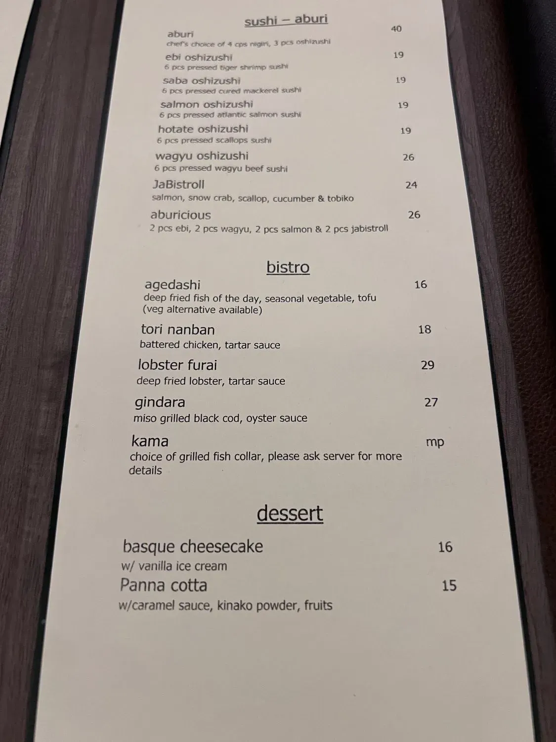 Menu 4