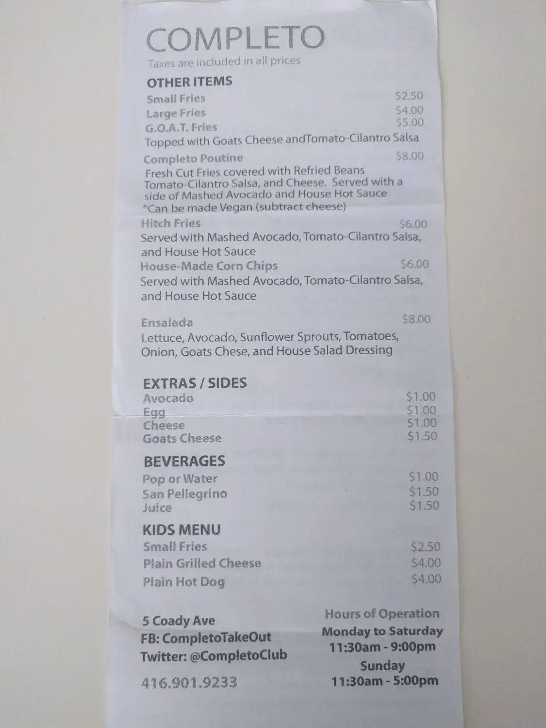 Menu 6