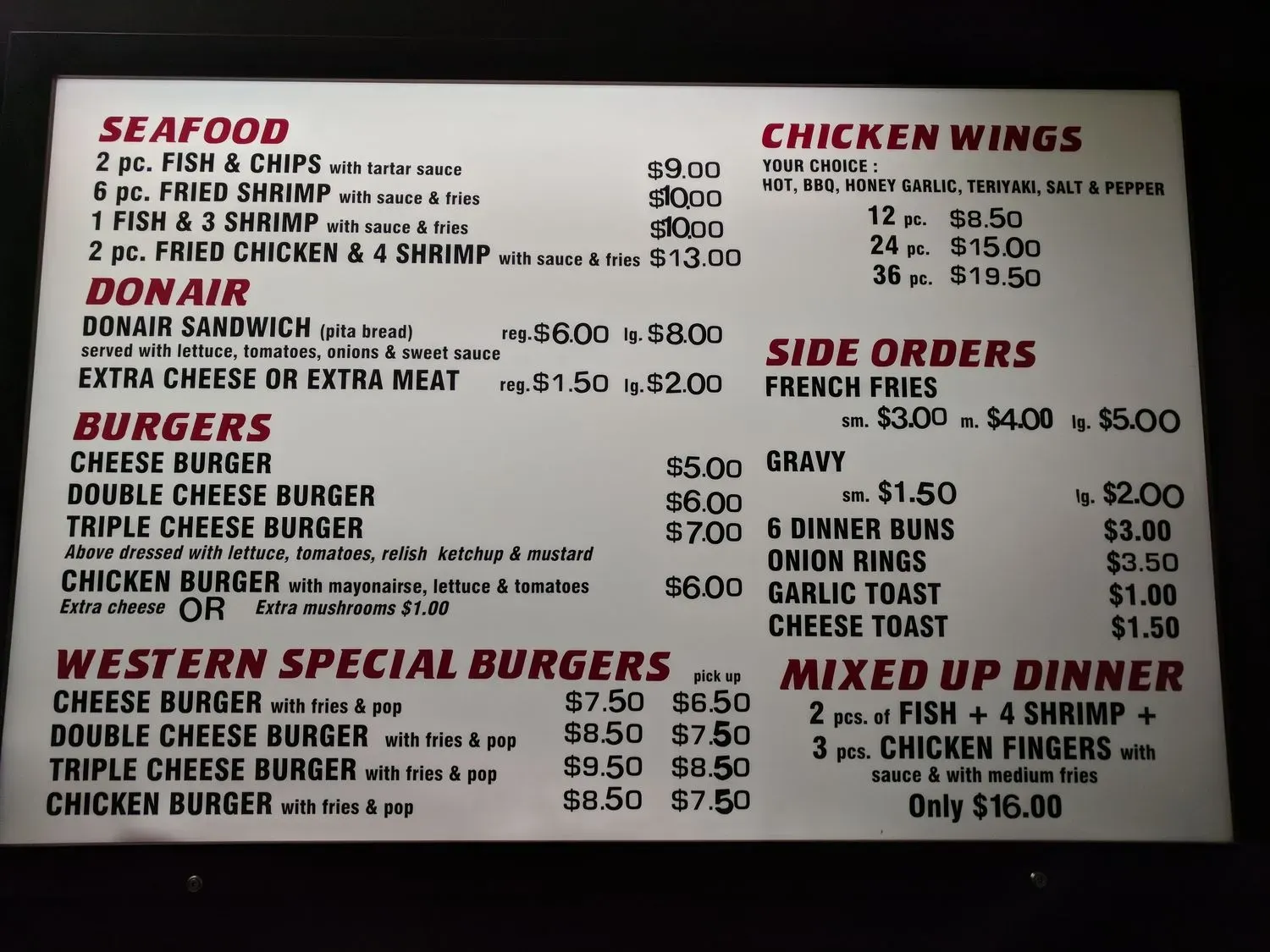 Menu 3