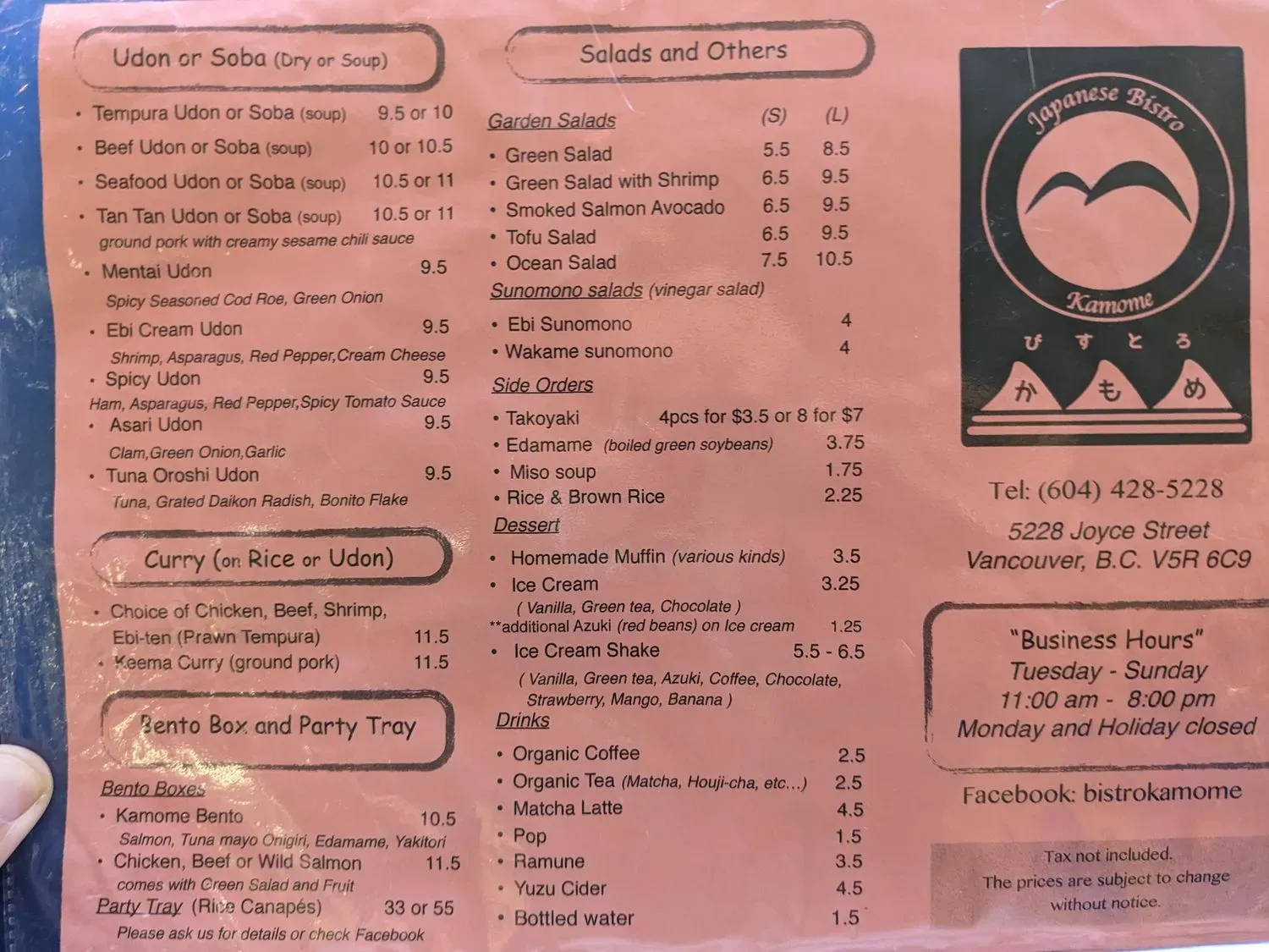 Menu 4