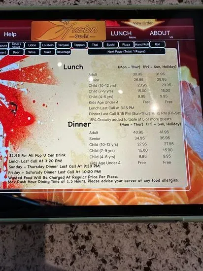 Menu 4