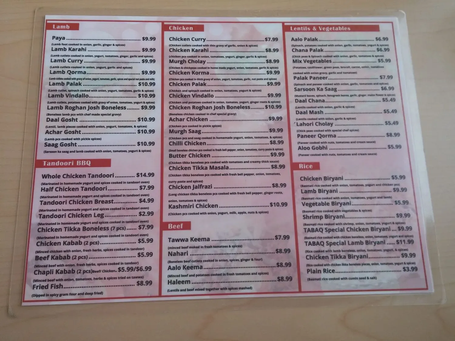 Menu 3