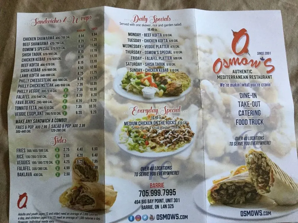 Menu 2