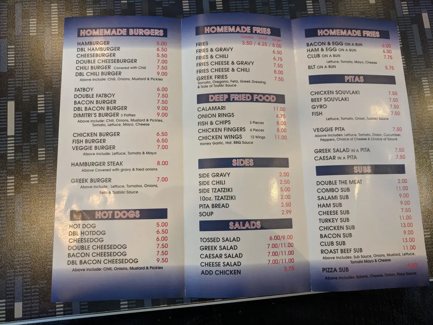 Menu 3