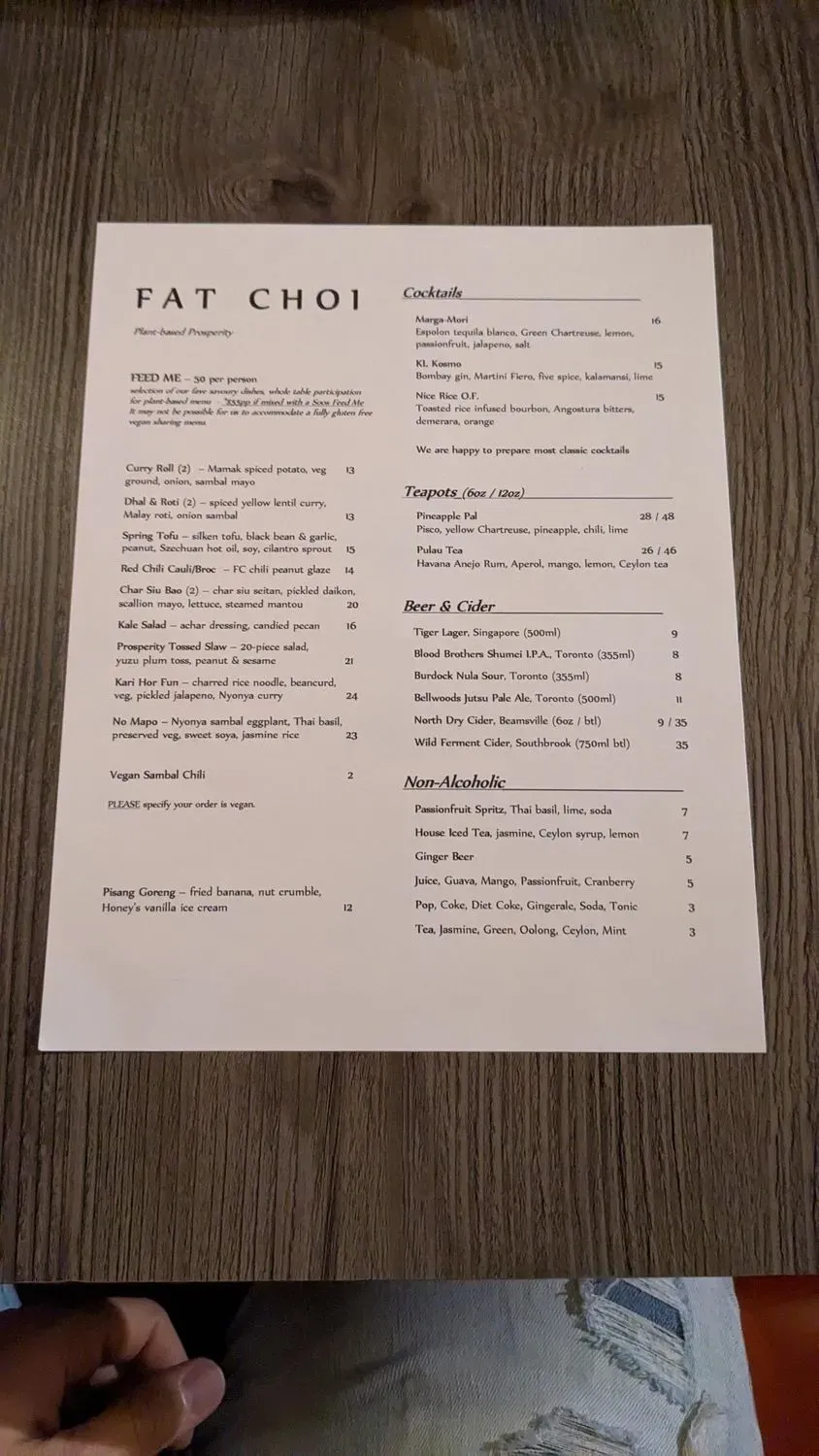 Menu 5