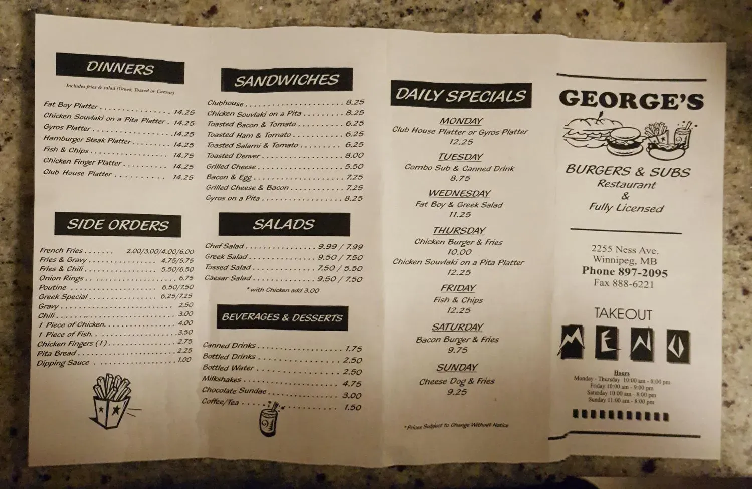 Menu 3