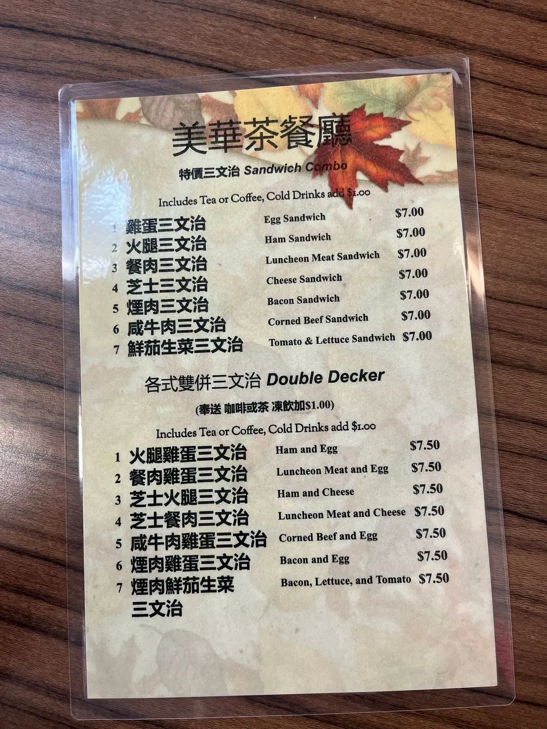 Menu 4