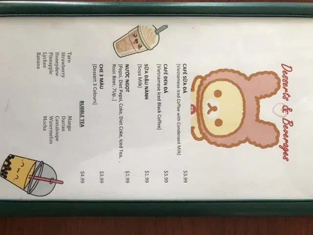 Menu 6