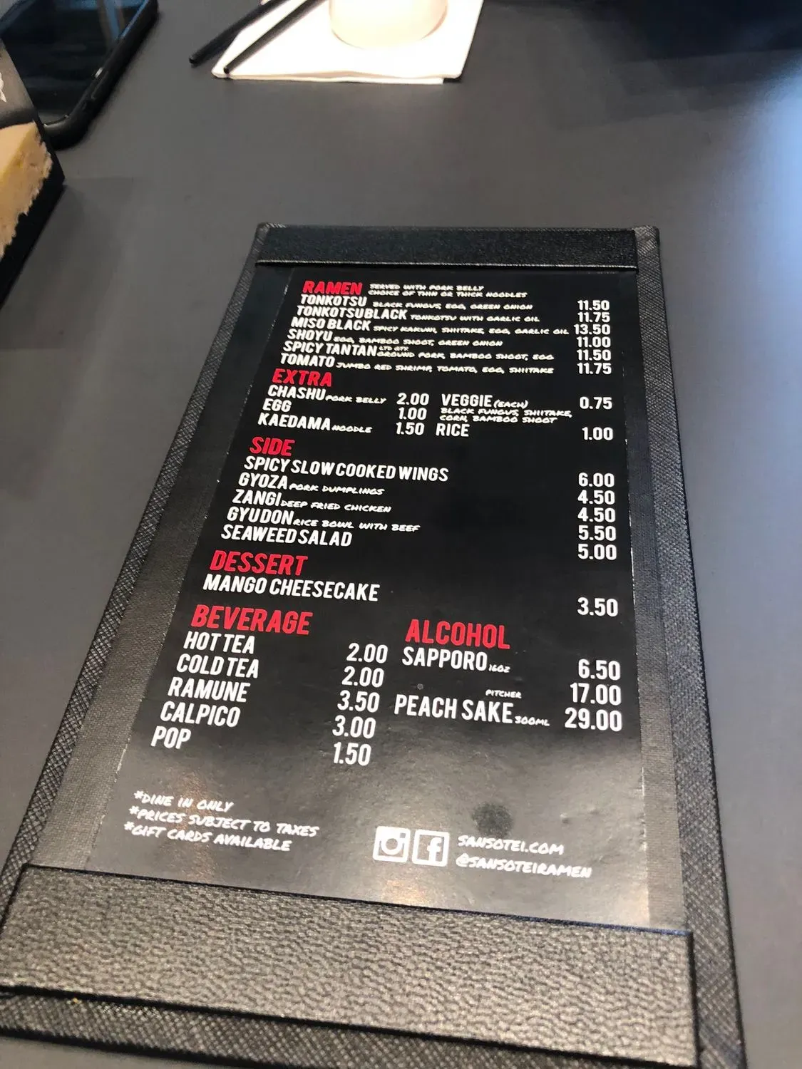 Menu 4