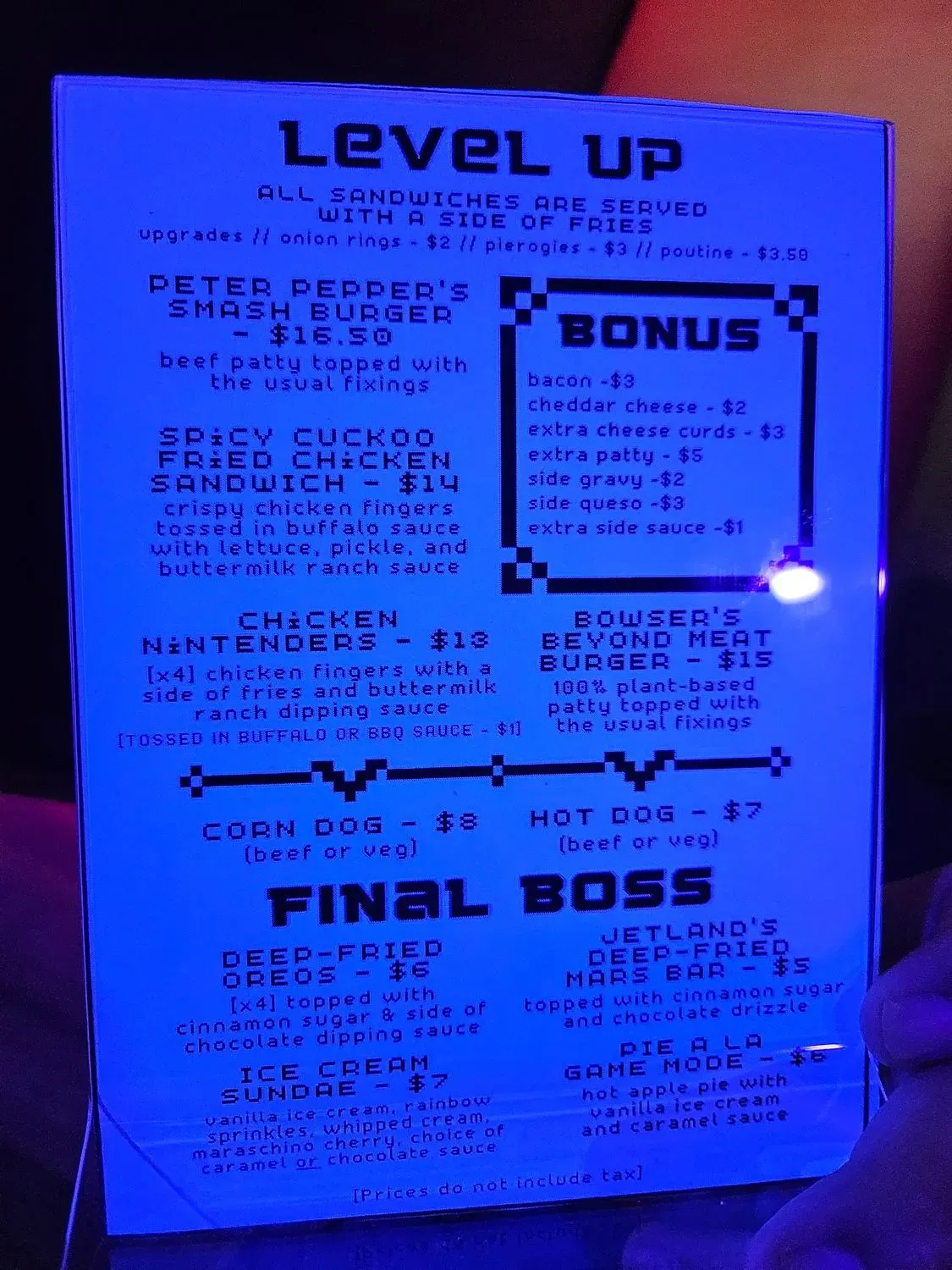 Menu 3