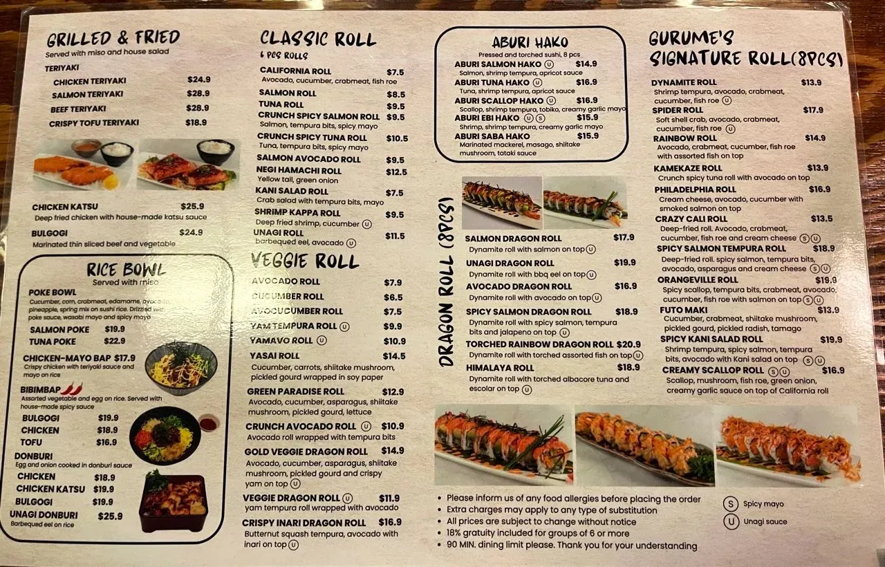 Menu 2