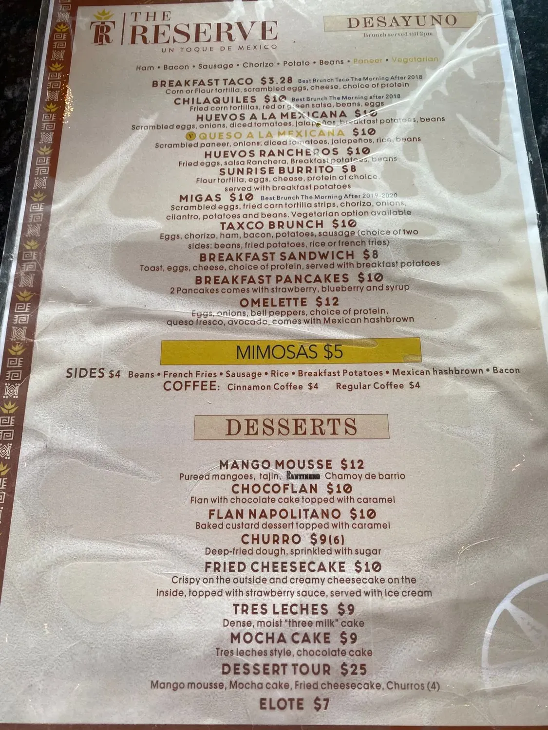 Menu 5