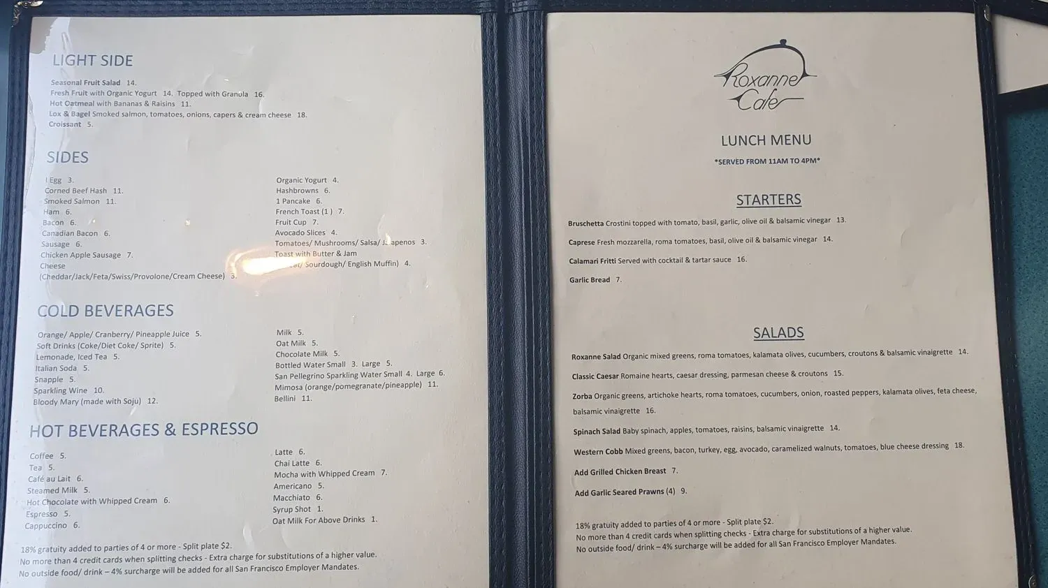 Menu 4