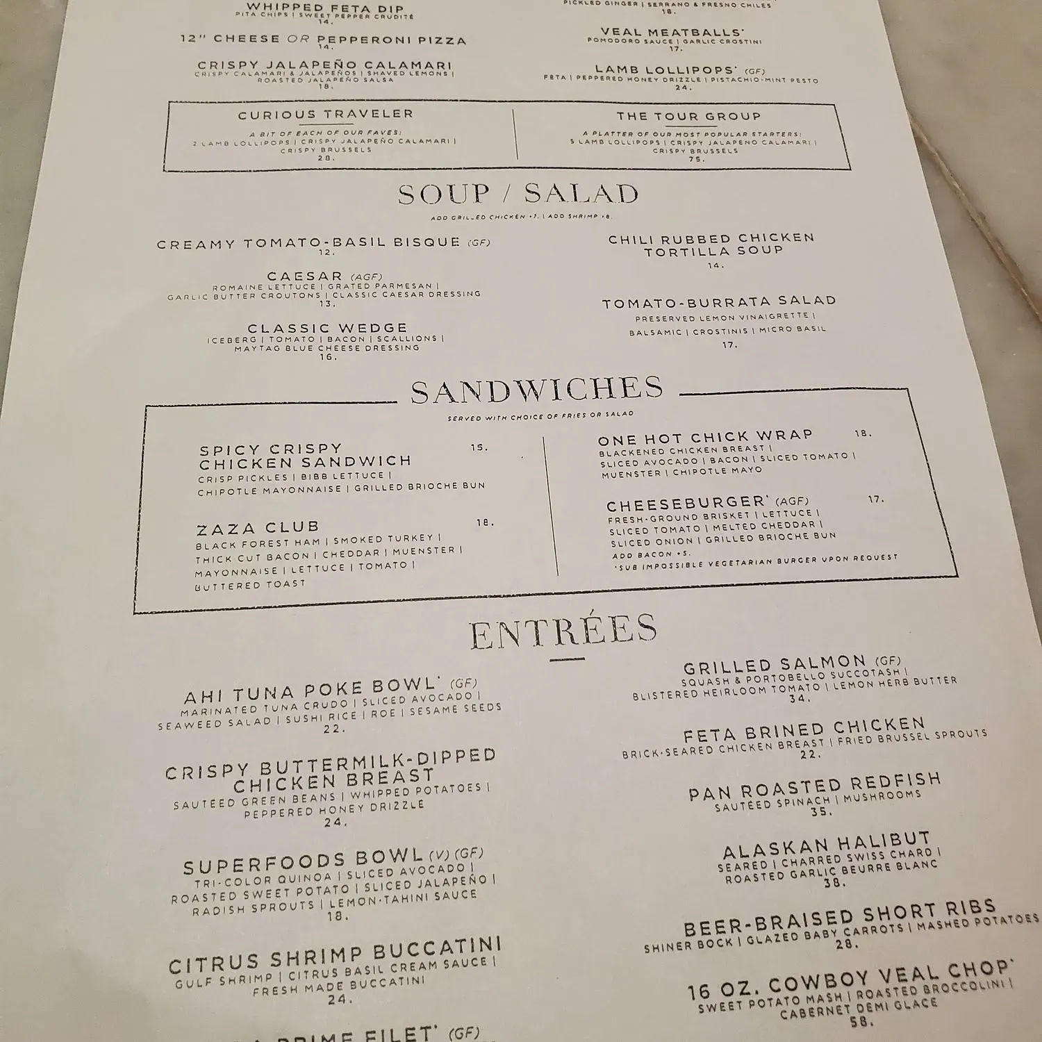 Menu 5