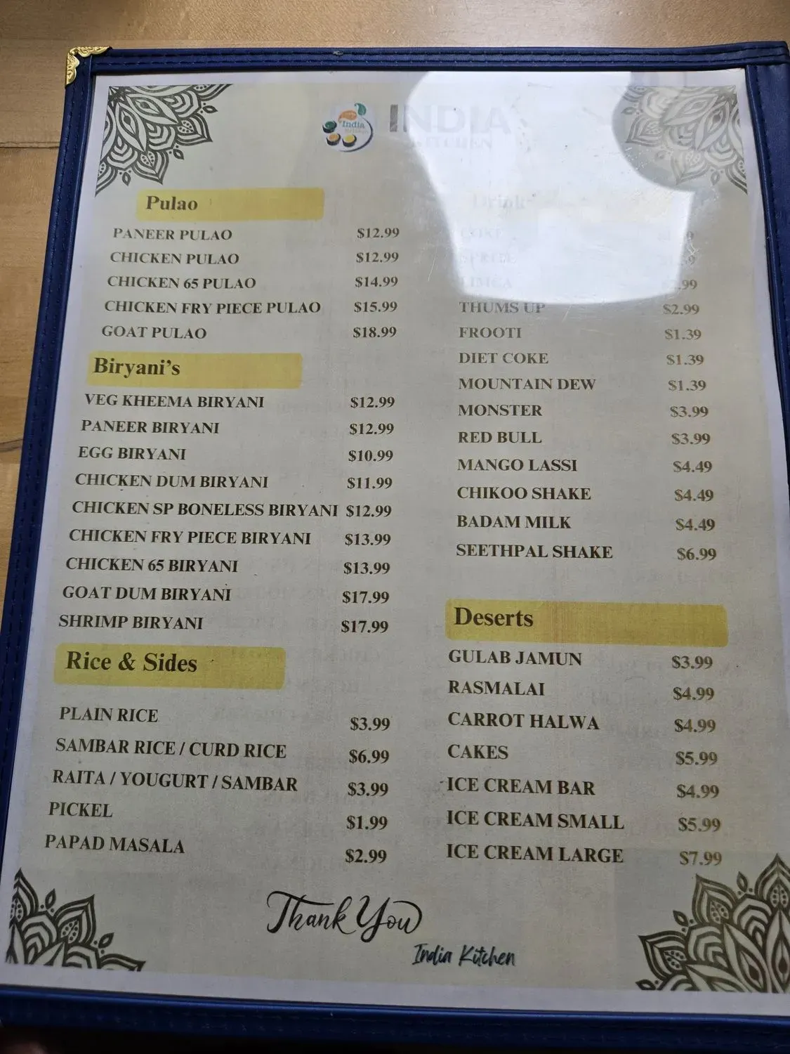 Menu 2