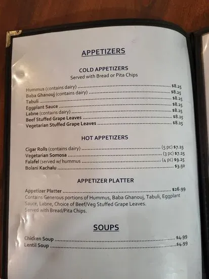 Menu 6