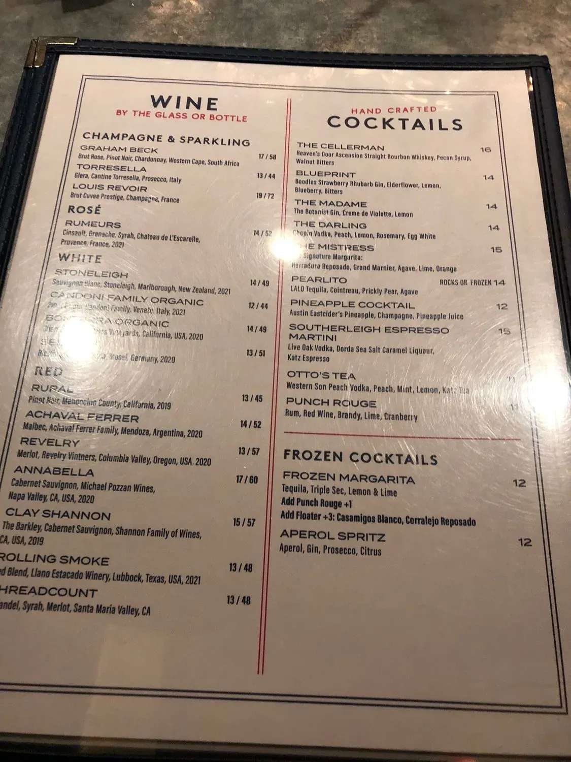 Menu 5