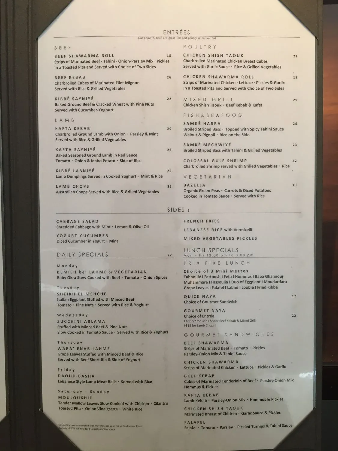 Menu 3