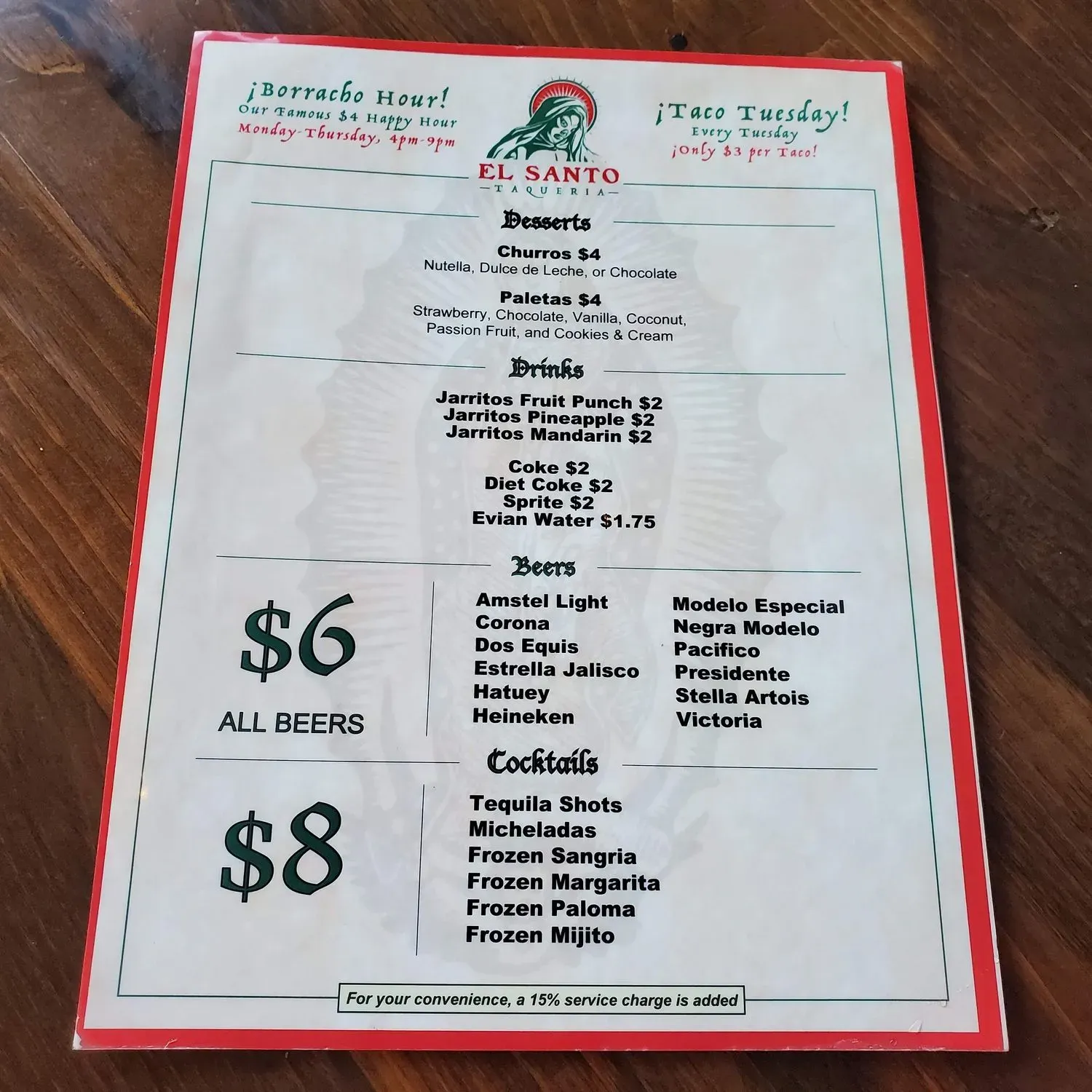 Menu 3