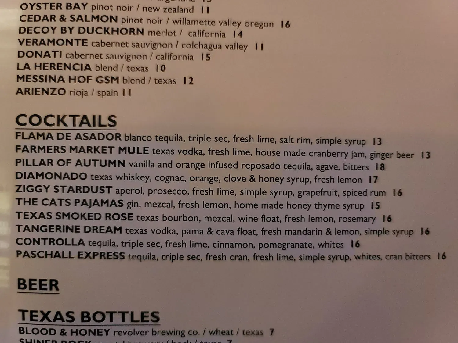 Menu 6