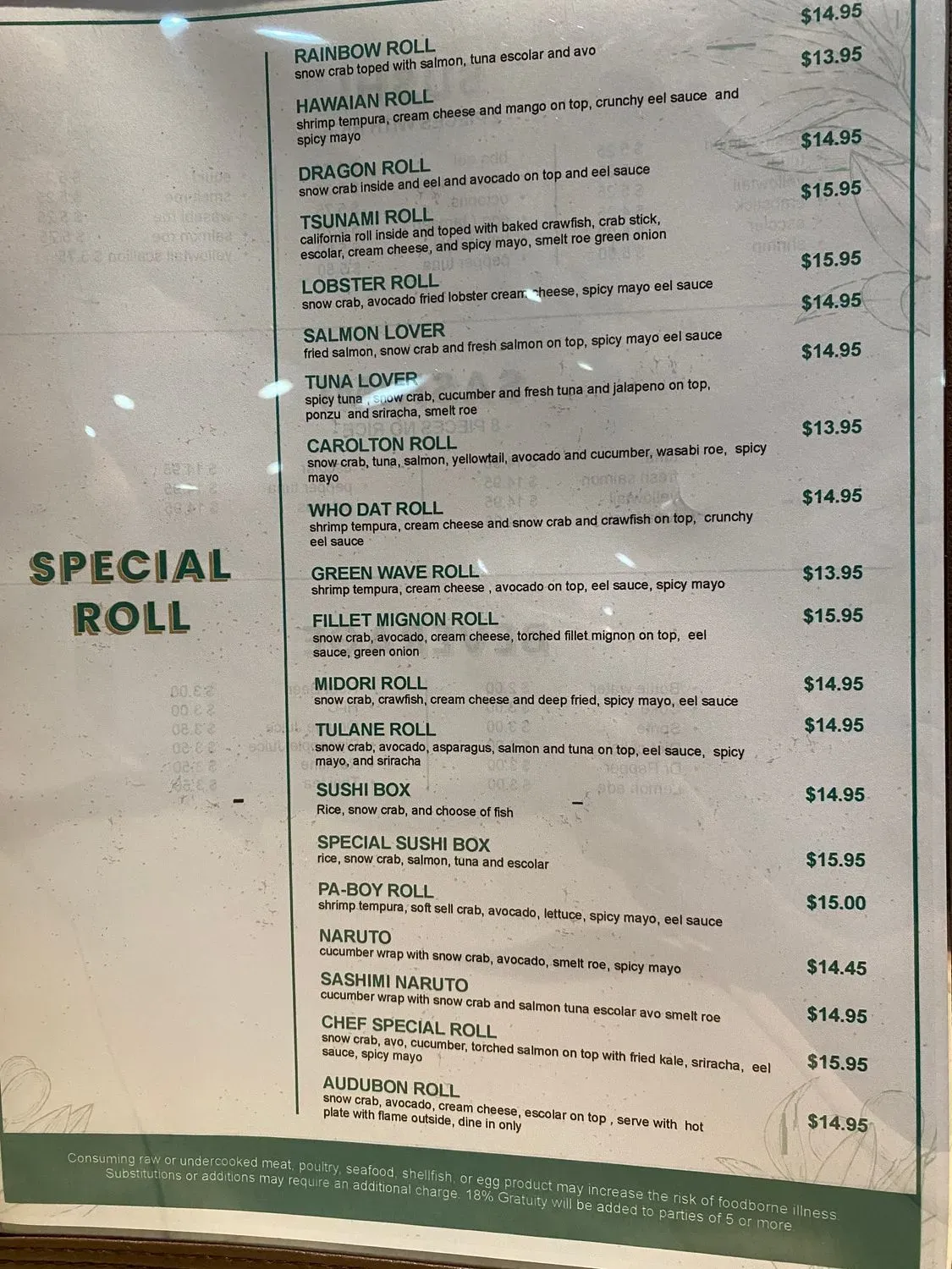 Menu 4