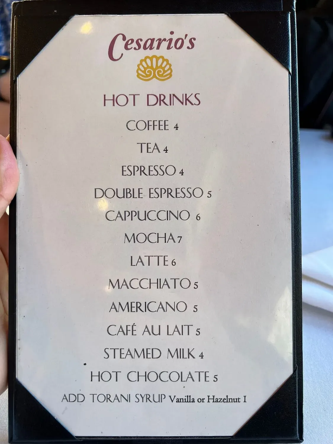 Menu 5