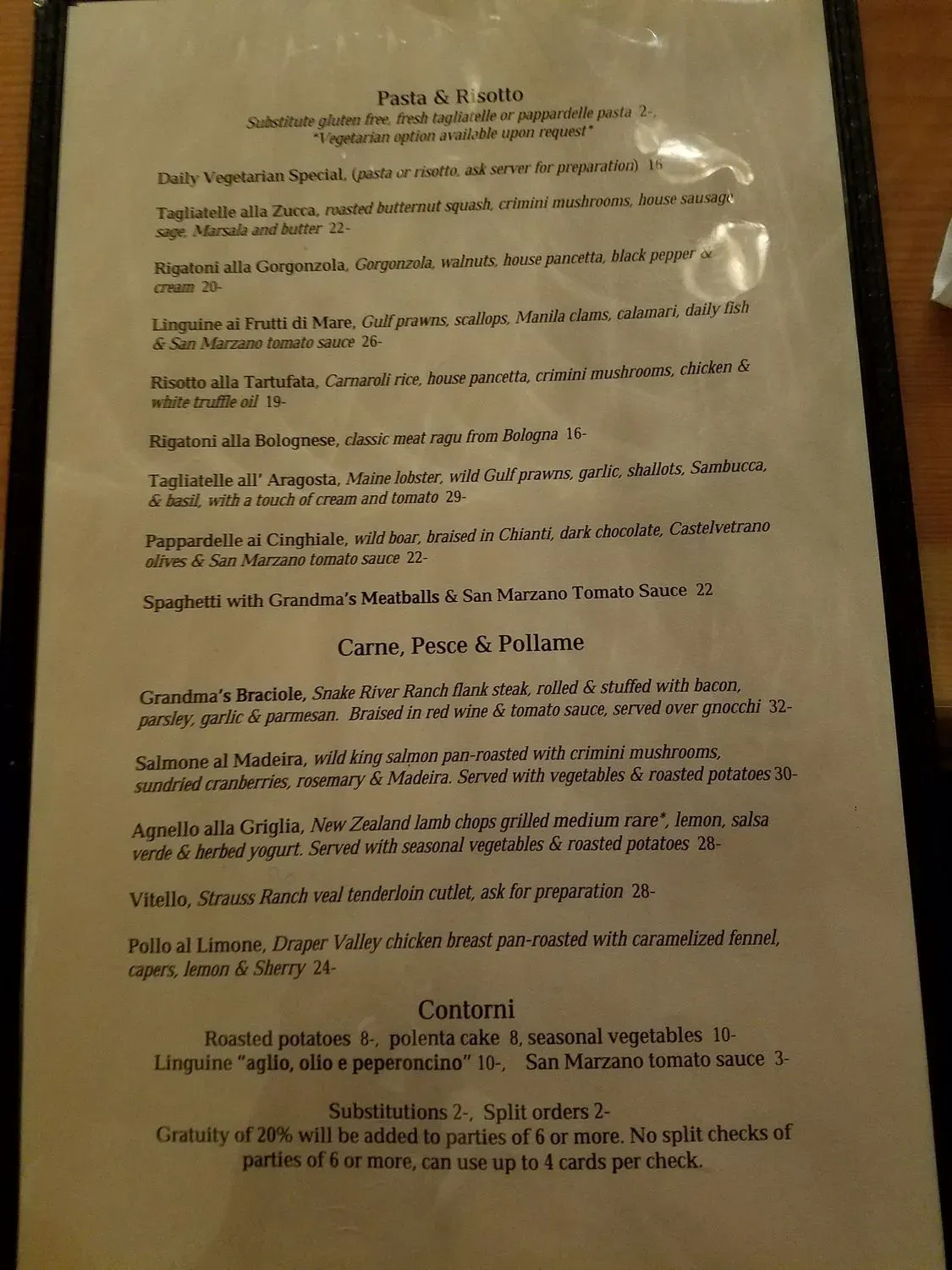 Menu 6