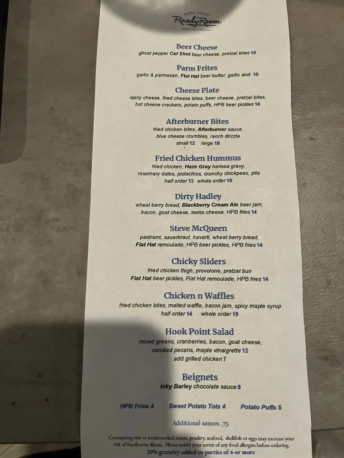 Menu 5