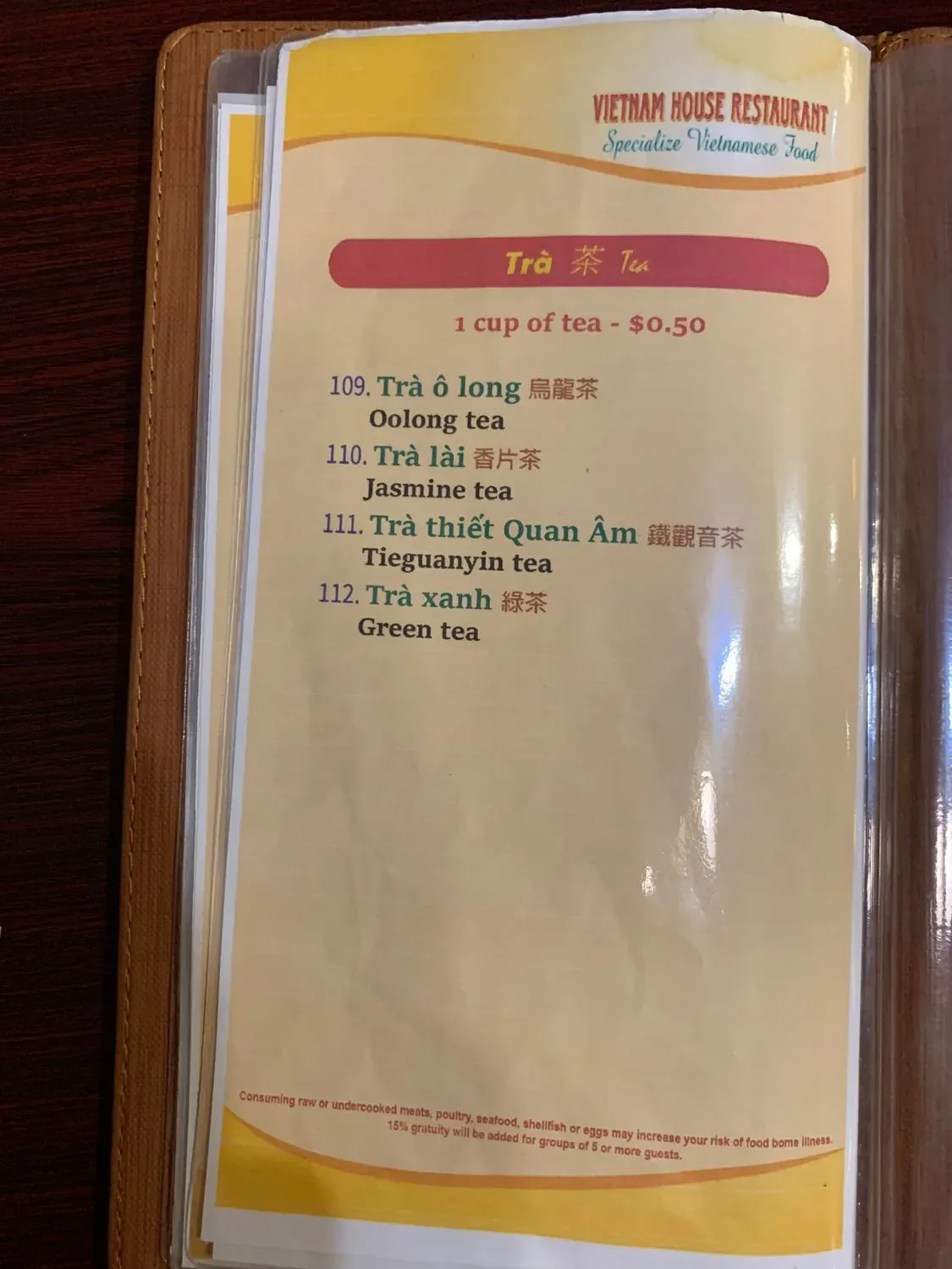 Menu 3