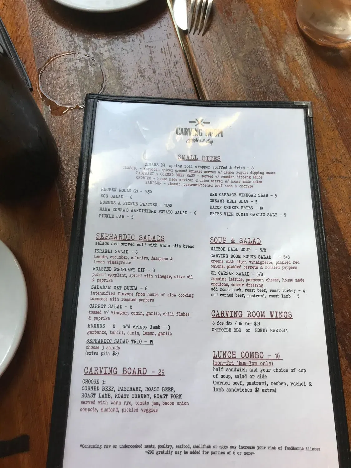 Menu 5