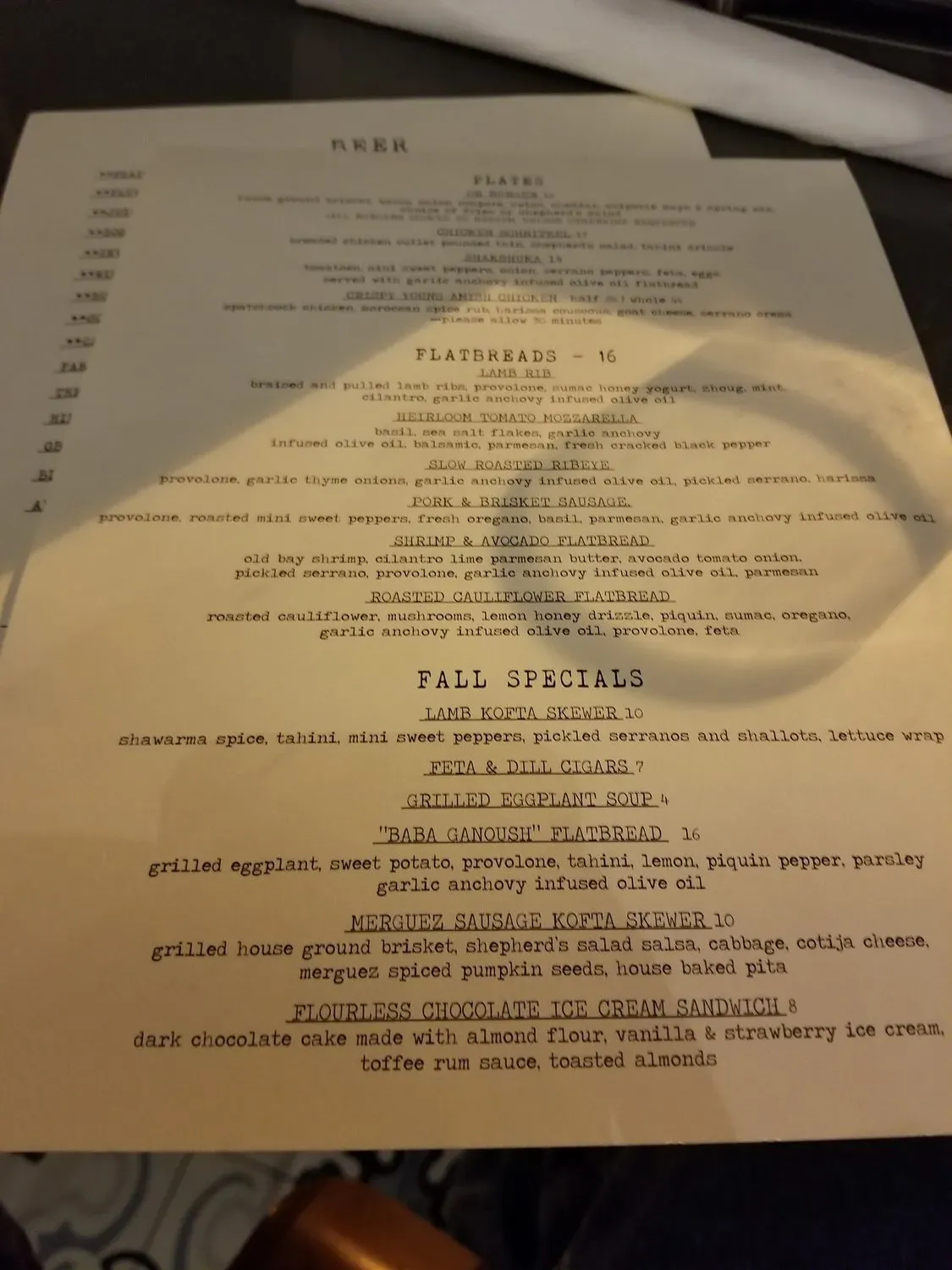 Menu 4