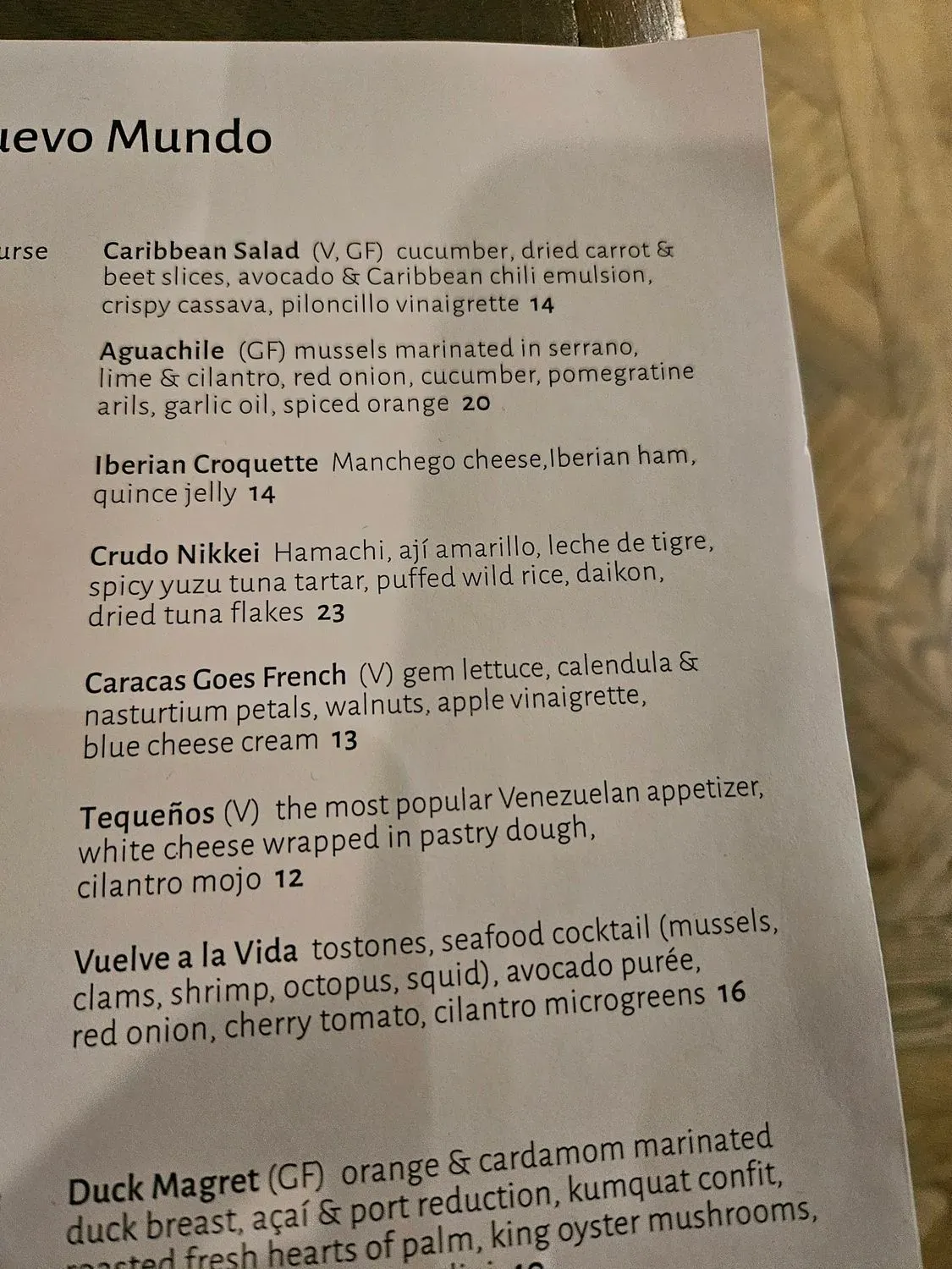 Menu 6