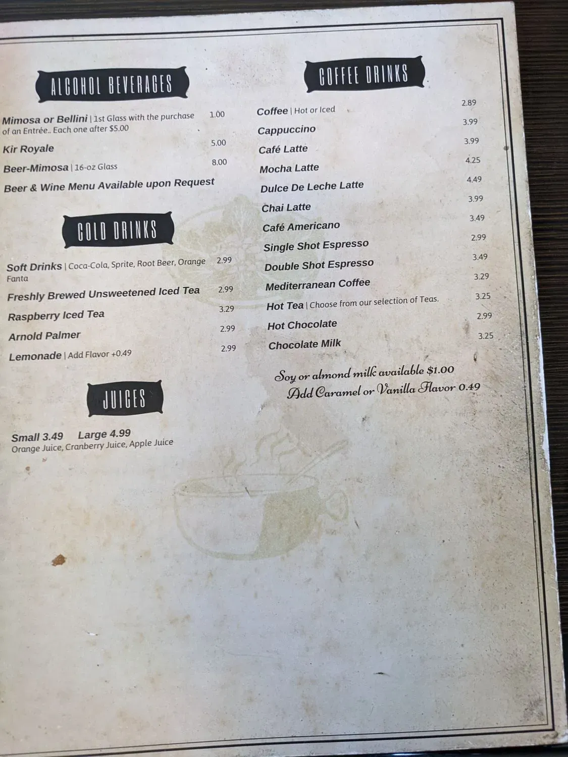 Menu 5