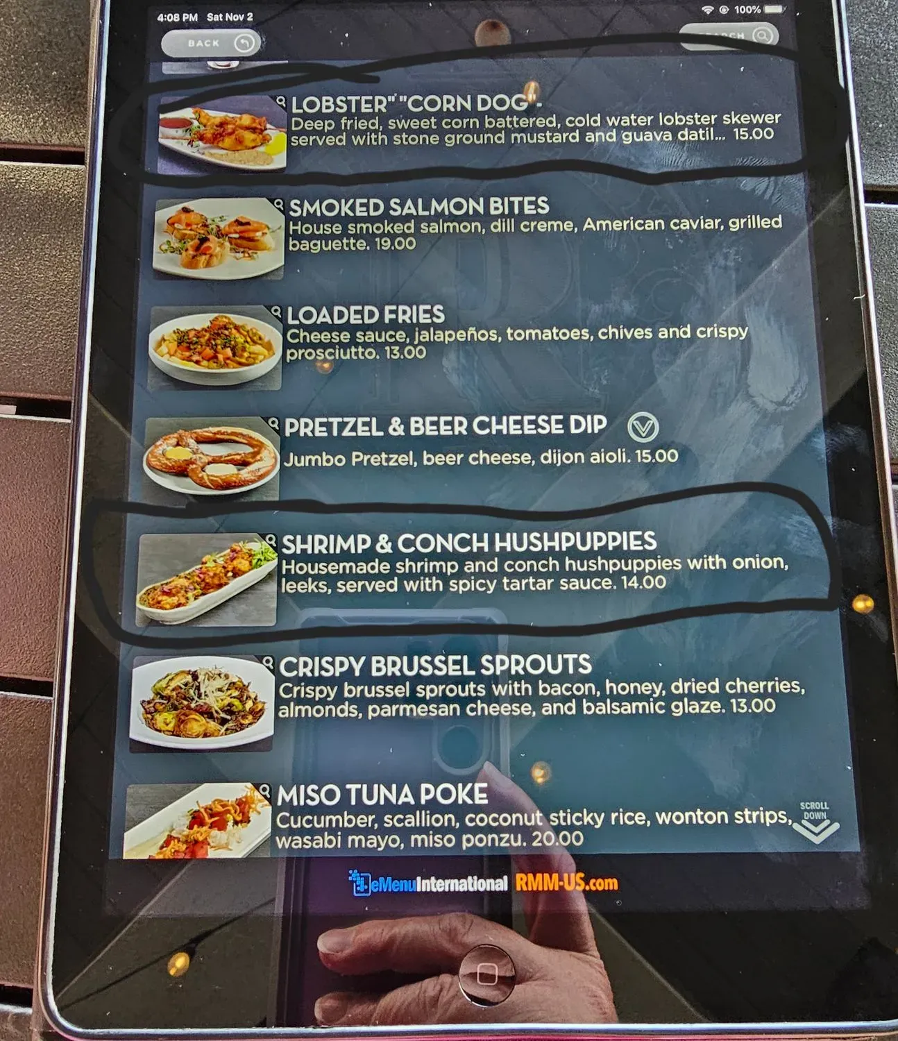 Menu 3