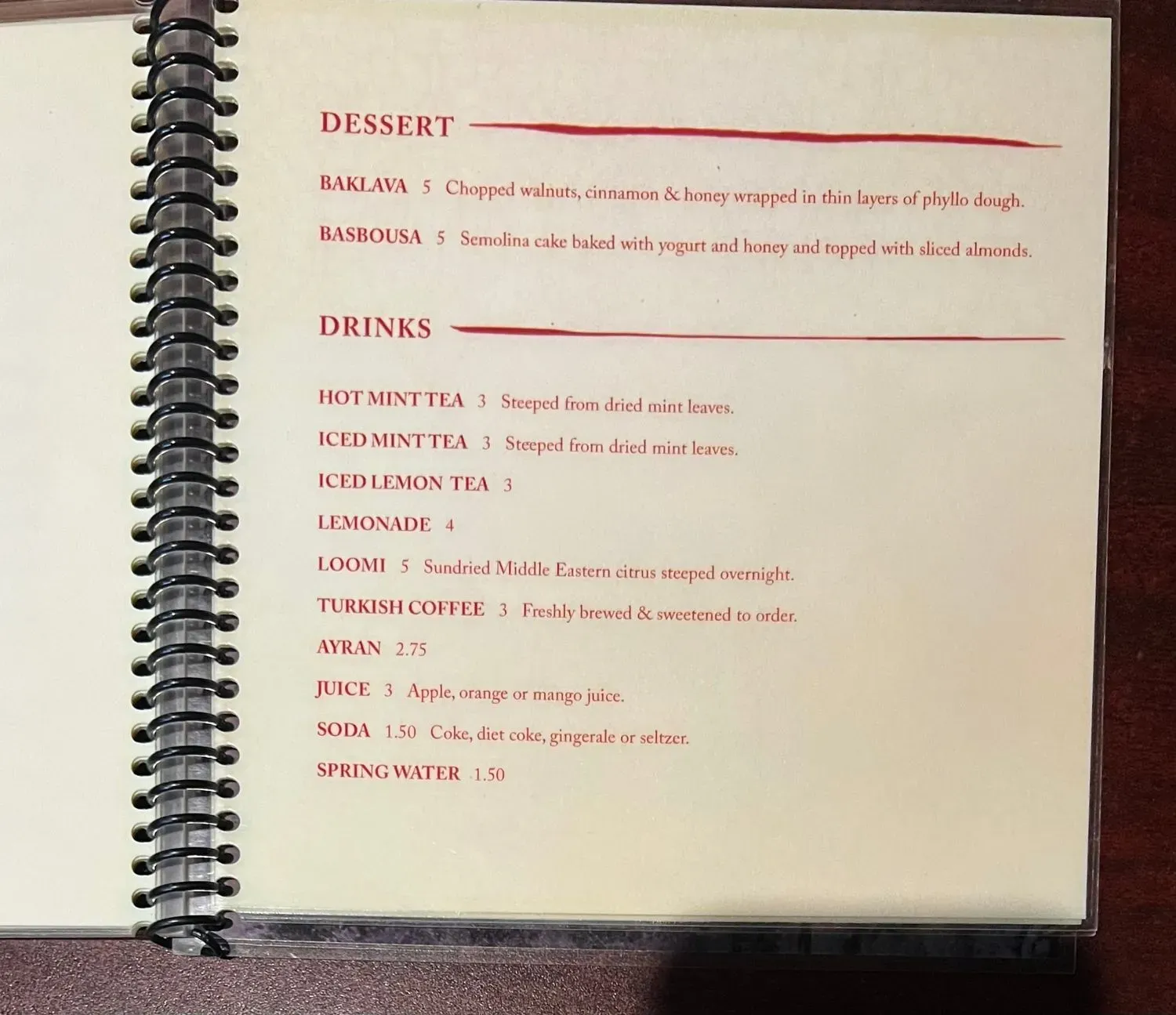 Menu 3