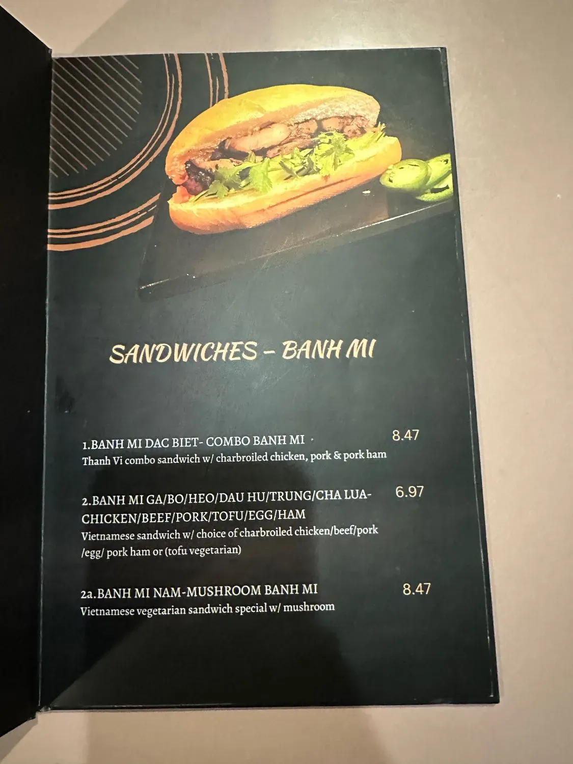 Menu 6