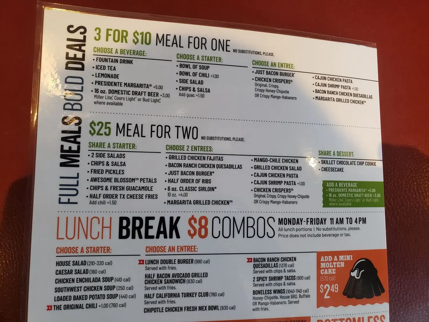 Menu 5