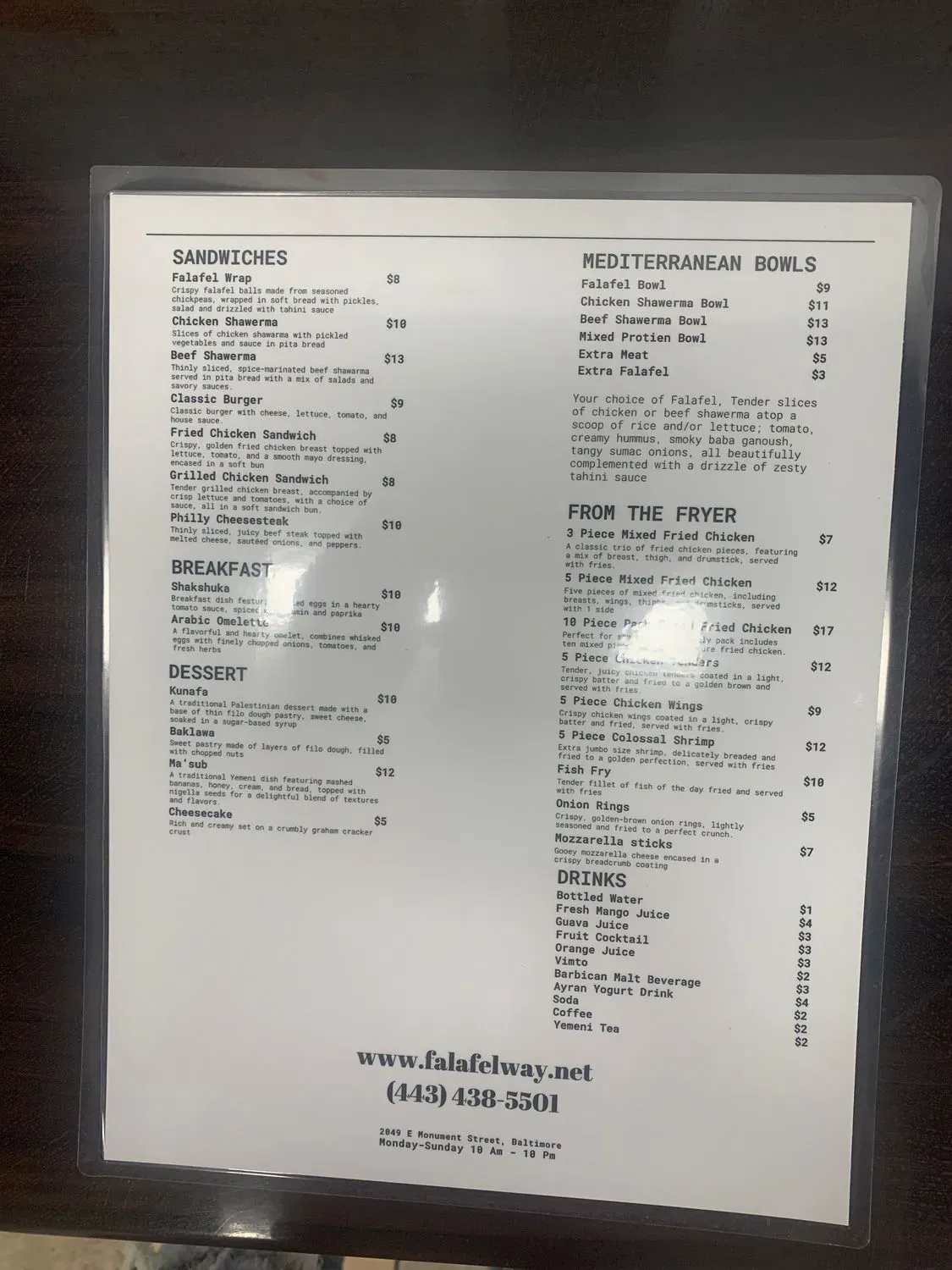 Menu 4