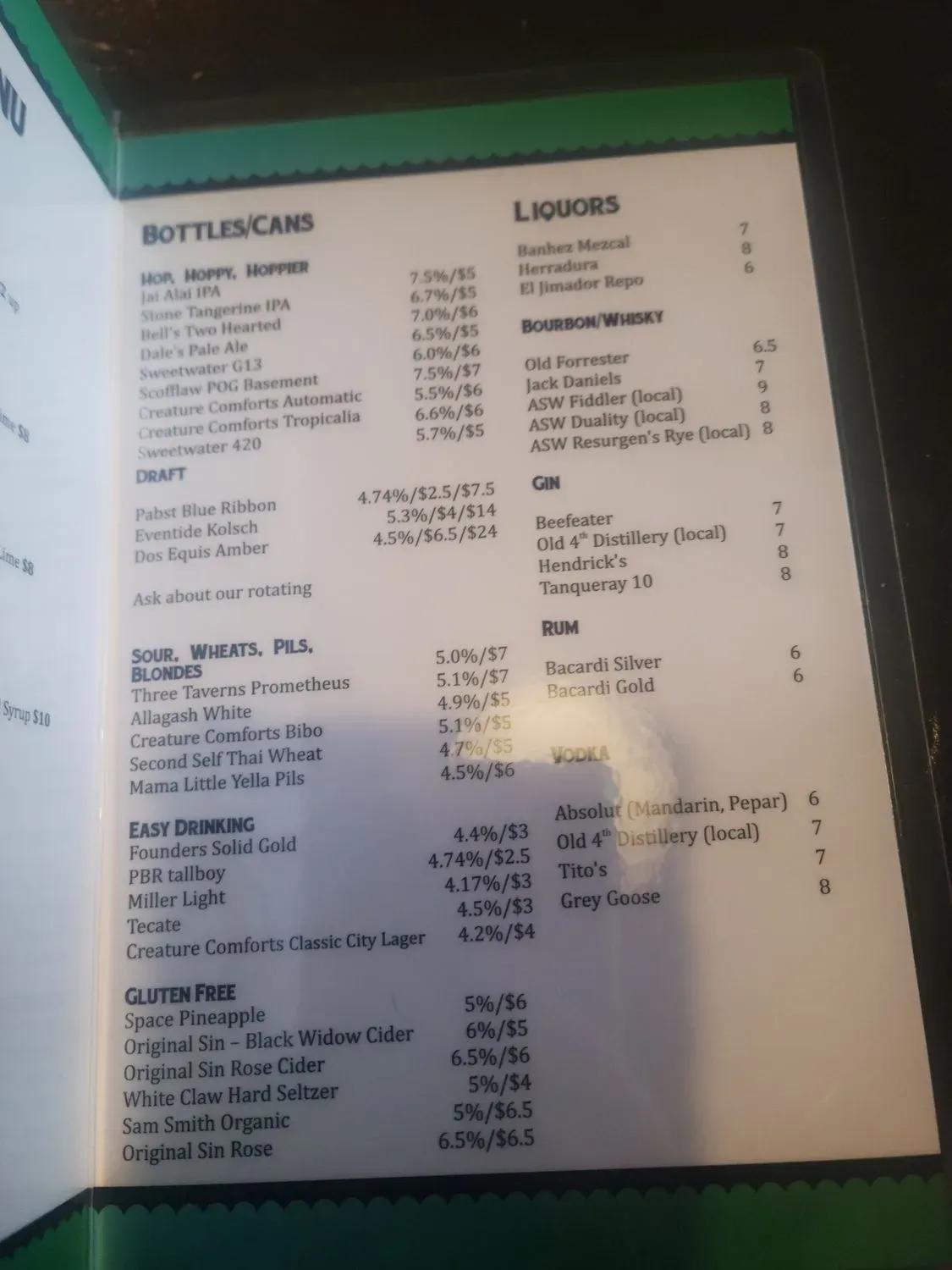 Menu 2