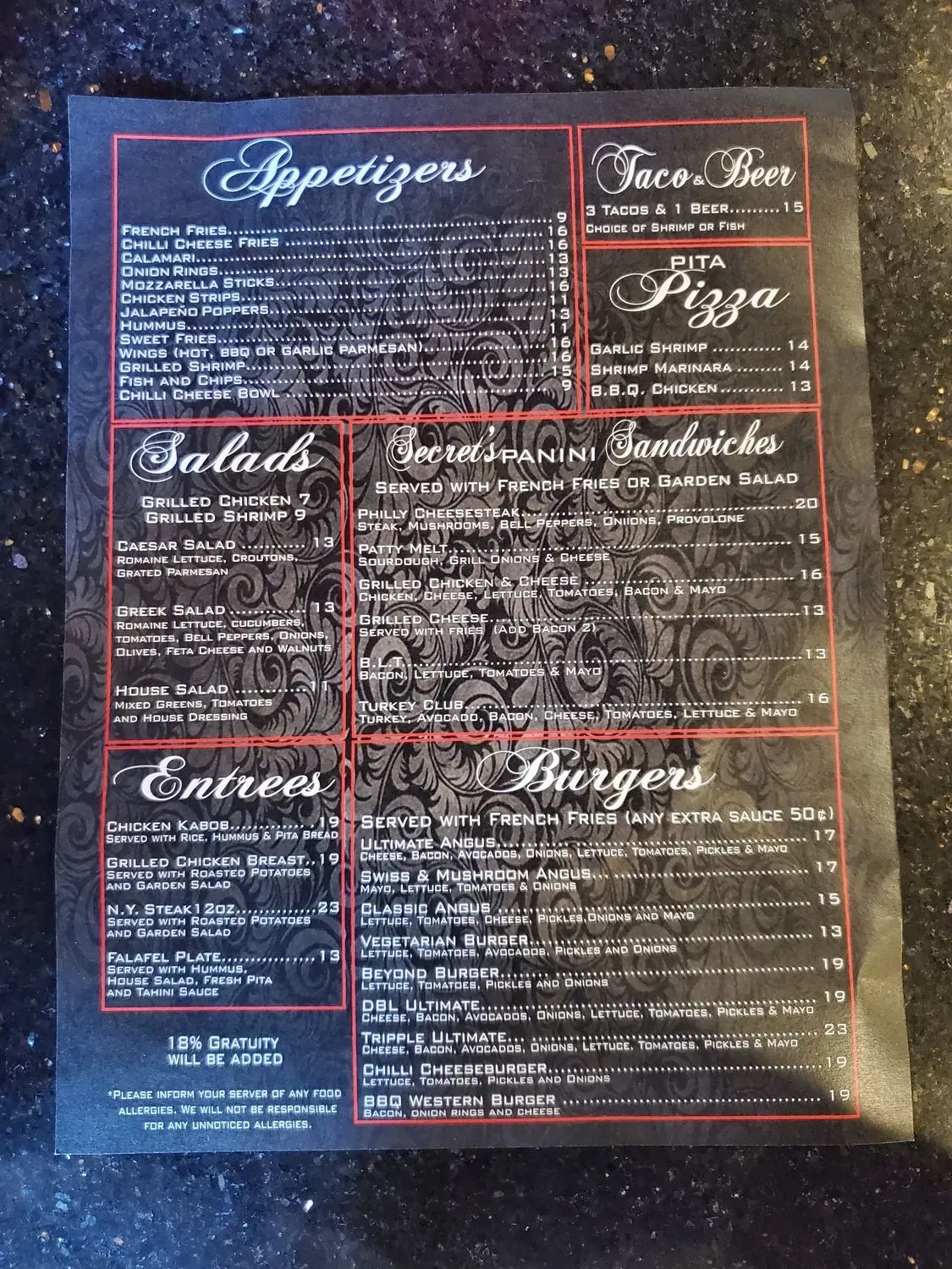 Menu 3