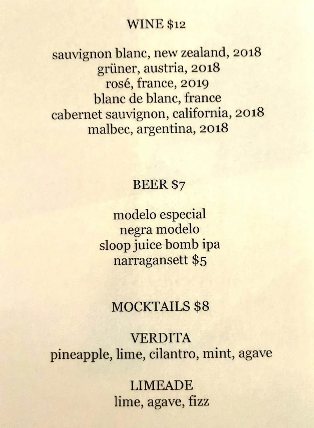 Menu 2