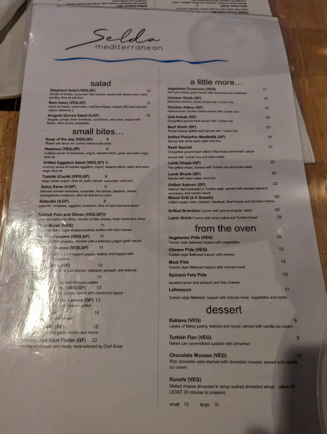 Menu 2