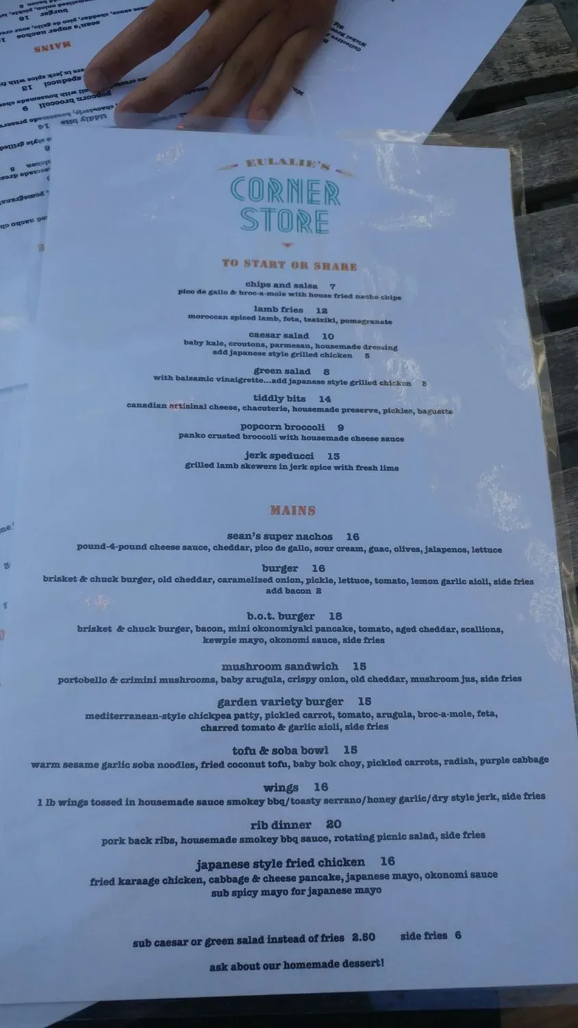 Menu 2