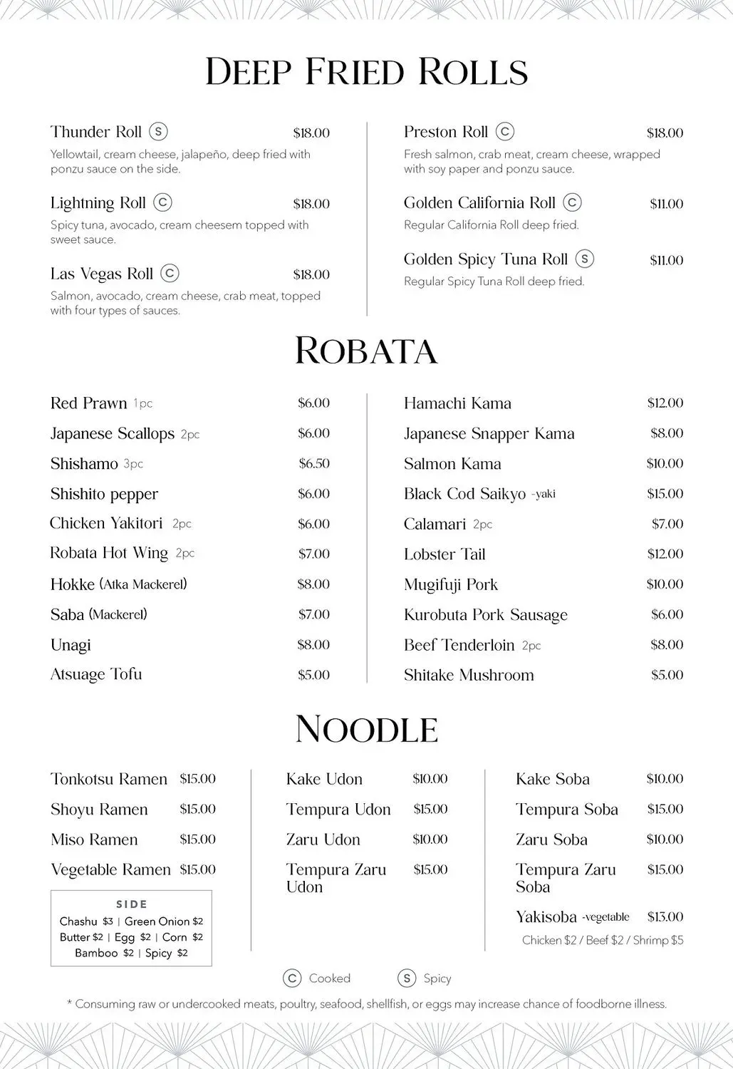 Menu 3