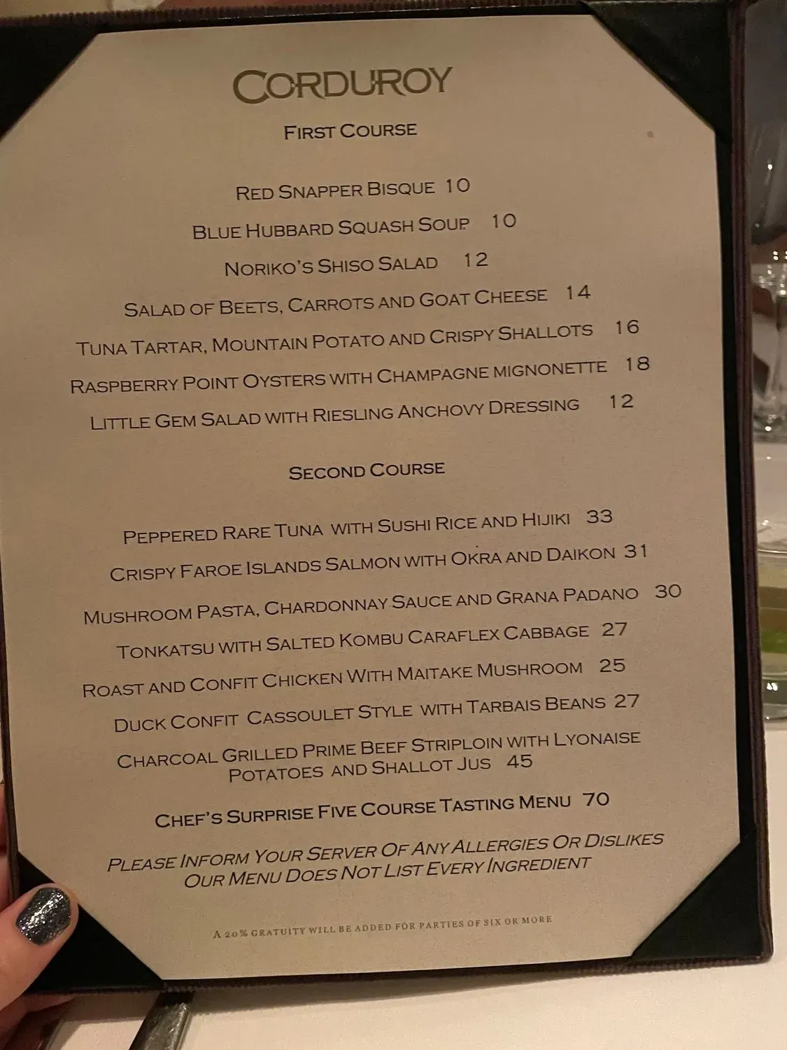 Menu 2