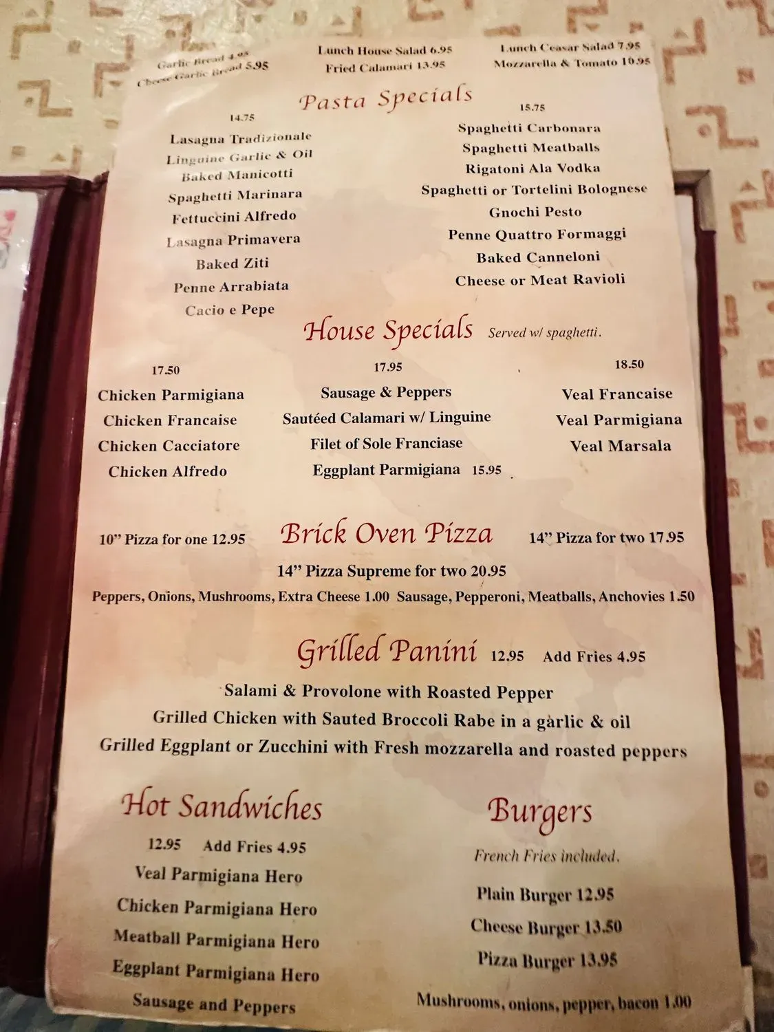 Menu 2